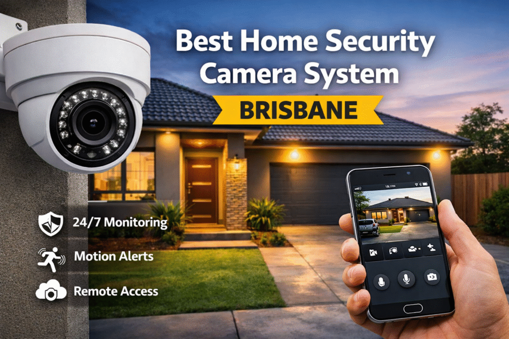 Best Home Security Camera System Brisbane | Protect Your Home 24/7