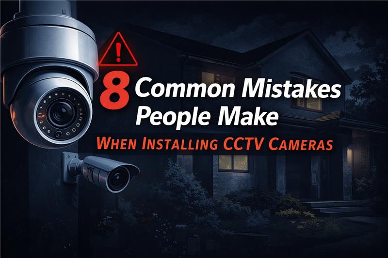 8 common mistakes people make when installing cctv cameras