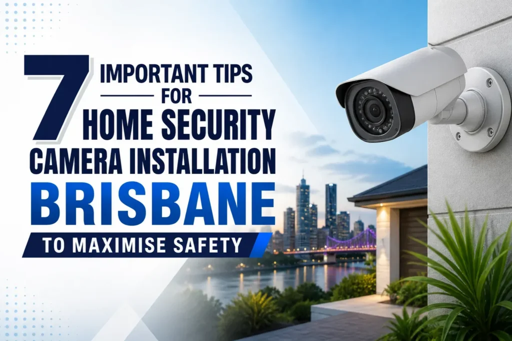 7 important tips for home security camera installation brisbane to maximise safety
