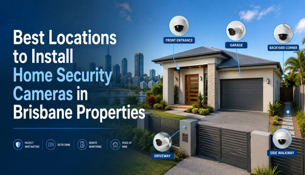 Best Locations to Install Home Security Cameras in Brisbane Properties